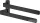 Hansgrohe AXOR UNIVERSAL SOFTSQUARE 40,9 cm-es dupla törölközőtartó,matt fekete 42821670