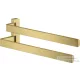 Hansgrohe AXOR UNIVERSAL SOFTSQUARE 40,9 cm-es dupla törölközőtartó,szálcsiszolt sárgaréz hatású 42821950