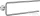 Hansgrohe AXOR UNIVERSAL CIRCULAR 49 cm-es dupla fali törölközőtartó,króm 42822000
