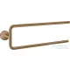 Hansgrohe AXOR UNIVERSAL CIRCULAR 49 cm-es dupla fali törölközőtartó,szálcsiszolt bronz 42822140