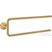   Hansgrohe AXOR UNIVERSAL CIRCULAR 49 cm-es dupla fali törölközőtartó,szálcsiszolt arany hatású 42822250