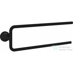   Hansgrohe AXOR UNIVERSAL CIRCULAR dupla fali törölközőtartó, matt fekete 42822670