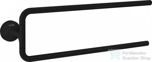 Hansgrohe AXOR UNIVERSAL CIRCULAR dupla fali törölközőtartó, matt fekete 42822670
