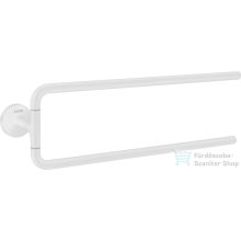   Hansgrohe AXOR UNIVERSAL CIRCULAR 49 cm-es dupla fali törölközőtartó,matt fehér 42822700
