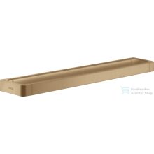   Hansgrohe AXOR UNIVERSAL SOFTSQUARE 69,4 cm-es törölközőtartó,szálcsiszolt bronz 42832140