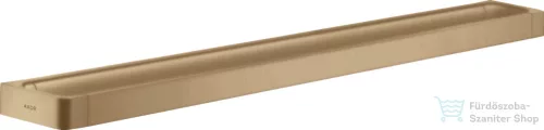Hansgrohe AXOR UNIVERSAL SOFTSQUARE 89,4 cm-es törölközőtartó,szálcsiszolt bronz 42833140