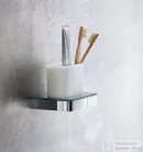 Hansgrohe AXOR UNIVERSAL SOFTSQUARE fogkefetartó pohár, króm 42834000