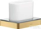 Hansgrohe AXOR UNIVERSAL SOFTSQUARE fogkefetartó pohár,szálcsiszolt arany hatású 42834250