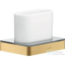   Hansgrohe AXOR UNIVERSAL SOFTSQUARE fogkefetartó pohár,szálcsiszolt arany hatású 42834250
