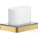 Hansgrohe AXOR UNIVERSAL SOFTSQUARE fogkefetartó pohár,szálcsiszolt arany hatású 42834250
