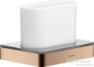 Hansgrohe AXOR UNIVERSAL SOFTSQUARE fogkefetartó pohár,polírozott vörös arany hatású 42834300
