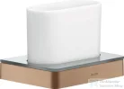 Hansgrohe AXOR UNIVERSAL SOFTSQUARE fogkefetartó pohár,szálcsiszolt vörös arany hatású 42834310