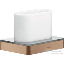   Hansgrohe AXOR UNIVERSAL SOFTSQUARE fogkefetartó pohár,szálcsiszolt vörös arany hatású 42834310
