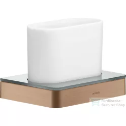   Hansgrohe AXOR UNIVERSAL SOFTSQUARE fogkefetartó pohár,szálcsiszolt vörös arany hatású 42834310