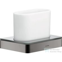   Hansgrohe AXOR UNIVERSAL SOFTSQUARE fogkefetartó pohár,polírozott fekete króm 42834330