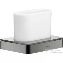   Hansgrohe AXOR UNIVERSAL SOFTSQUARE fogkefetartó pohár,polírozott fekete króm 42834330