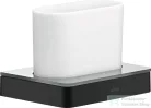 Hansgrohe AXOR UNIVERSAL SOFTSQUARE fogkefetartó pohár,matt fekete 42834670