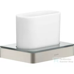   Hansgrohe AXOR UNIVERSAL SOFTSQUARE fogkefetartó pohár,rozsdamentes acél hatású 42834800