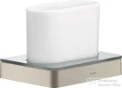 Hansgrohe AXOR UNIVERSAL SOFTSQUARE fogkefetartó pohár,szálcsiszolt nikkel 42834820
