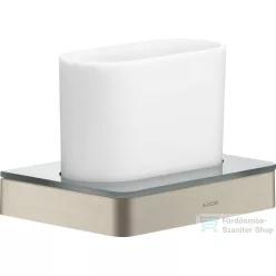   Hansgrohe AXOR UNIVERSAL SOFTSQUARE fogkefetartó pohár,szálcsiszolt nikkel 42834820