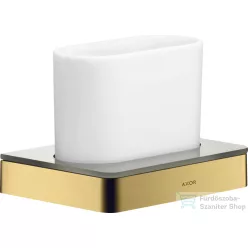   Hansgrohe AXOR UNIVERSAL SOFTSQUARE fogkefetartó pohár,polírozott arany hatású 42834990