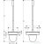 Hansgrohe AXOR UNIVERSAL SOFTSQUARE fali wc kefe tartó, króm 42835000