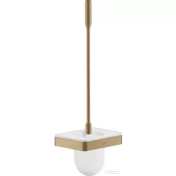   Hansgrohe AXOR UNIVERSAL SOFTSQUARE fali wc kefe tartó,szálcsiszolt bronz 42835140