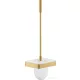 Hansgrohe AXOR UNIVERSAL SOFTSQUARE fali wc kefe tartó,szálcsiszolt arany hatású 42835250