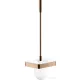 Hansgrohe AXOR UNIVERSAL SOFTSQUARE fali wc kefe tartó,polírozott vörös arany hatású 42835300