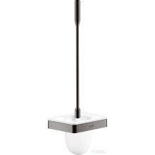   Hansgrohe AXOR UNIVERSAL SOFTSQUARE fali wc kefe tartó,polírozott fekete króm 42835330