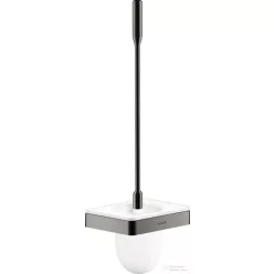   Hansgrohe AXOR UNIVERSAL SOFTSQUARE fali wc kefe tartó,polírozott fekete króm 42835330