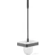 Hansgrohe AXOR UNIVERSAL SOFTSQUARE fali wc kefe tartó,szálcsiszolt fekete króm 42835340