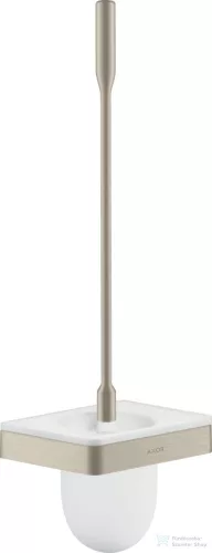 Hansgrohe AXOR UNIVERSAL SOFTSQUARE fali wc kefe tartó,szálcsiszolt nikkel 42835820
