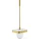 Hansgrohe AXOR UNIVERSAL SOFTSQUARE fali wc kefe tartó,szálcsiszolt sárgaréz hatású 42835950