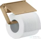 Hansgrohe AXOR UNIVERSAL Softsquare fedeles wc papír tartó,szálcsiszolt bronz 42836140