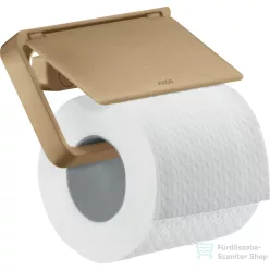   Hansgrohe AXOR UNIVERSAL Softsquare fedeles wc papír tartó,szálcsiszolt bronz 42836140