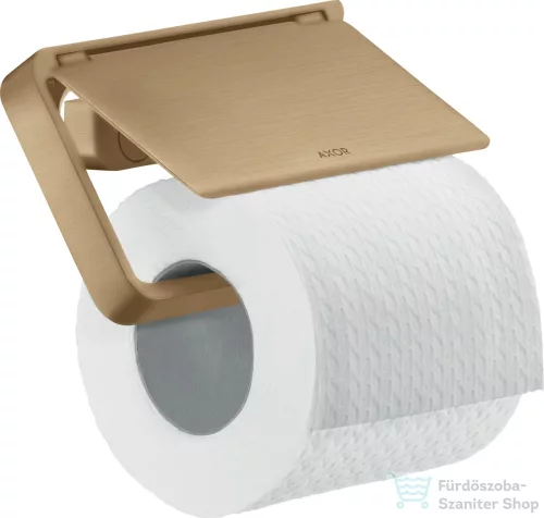 Hansgrohe AXOR UNIVERSAL Softsquare fedeles wc papír tartó,szálcsiszolt bronz 42836140