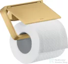 Hansgrohe AXOR UNIVERSAL Softsquare fedeles wc papír tartó,szálcsiszolt arany hatású 42836250