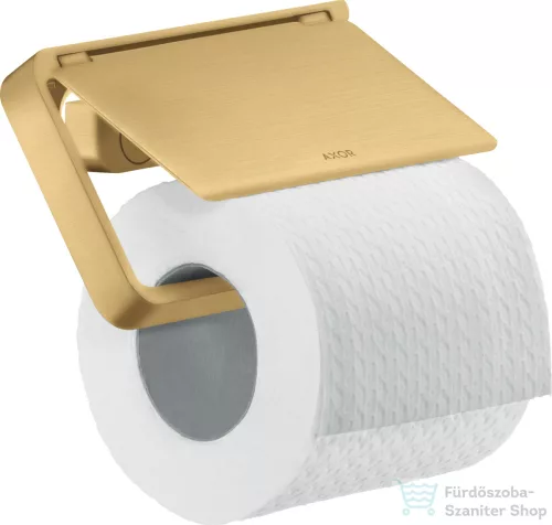 Hansgrohe AXOR UNIVERSAL Softsquare fedeles wc papír tartó,szálcsiszolt arany hatású 42836250