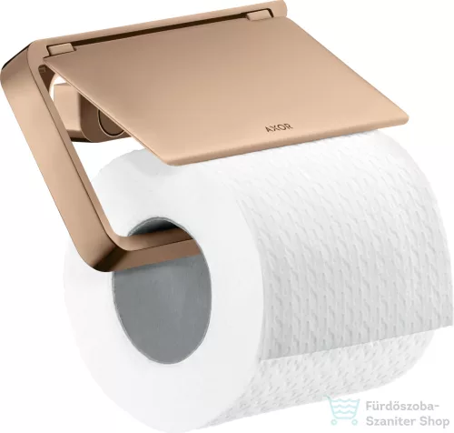 Hansgrohe AXOR UNIVERSAL Softsquare fedeles wc papír tartó,polírozott vörös arany hatású 42836300