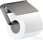 Hansgrohe AXOR UNIVERSAL Softsquare fedeles wc papír tartó,polírozott fekete króm 42836330