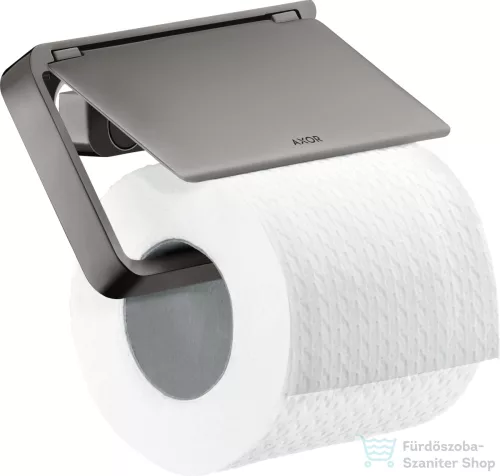 Hansgrohe AXOR UNIVERSAL Softsquare fedeles wc papír tartó,polírozott fekete króm 42836330