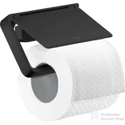   Hansgrohe AXOR UNIVERSAL Softsquare fedeles wc papír tartó, matt fekete 42836670