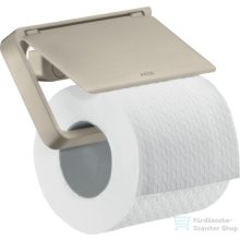   Hansgrohe AXOR UNIVERSAL Softsquare fedeles wc papír tartó,szálcsiszolt nikkel 42836820