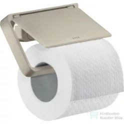   Hansgrohe AXOR UNIVERSAL Softsquare fedeles wc papír tartó,szálcsiszolt nikkel 42836820