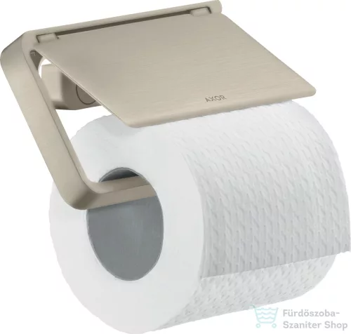 Hansgrohe AXOR UNIVERSAL Softsquare fedeles wc papír tartó,szálcsiszolt nikkel 42836820