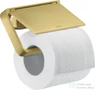 Hansgrohe AXOR UNIVERSAL Softsquare fedeles wc papír tartó,szálcsiszolt sárgaréz hatású 42836950