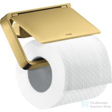   Hansgrohe AXOR UNIVERSAL Softsquare fedeles wc papír tartó,polírozott arany hatású 42836990