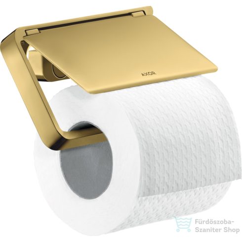 Hansgrohe AXOR UNIVERSAL Softsquare fedeles wc papír tartó,polírozott arany hatású 42836990