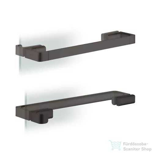 Hansgrohe AXOR UNIVERSAL SOFTSQUARE zuhanyajtó fogantyú,szálcsiszolt fekete króm 42837340